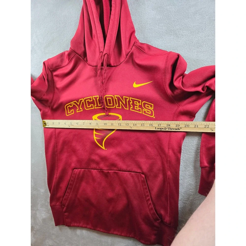 Nike Iowa State Cyclones Hoodie Mens‎ Small Red Therma Pullover Sweatshirt